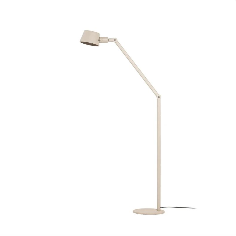 Lucande Silka Stehleuchte Beige – schwenkbar, E27